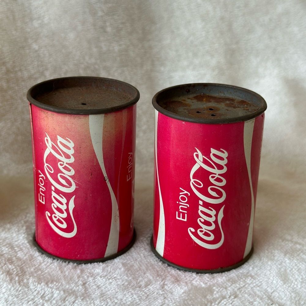 Vintage Coca Cola Salt & Pepper Shakers
